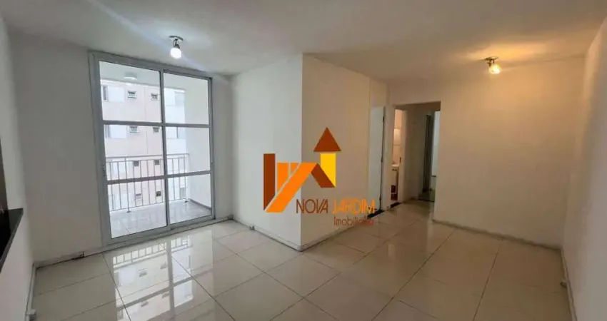 Apartamento com 2 dormitórios para alugar, 64 m² por r$ 3.254,00/mês - jardim - santo andré/sp
