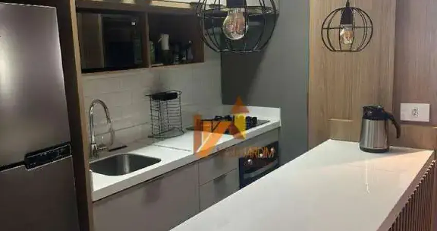 Apartamento com 2 dormitórios para alugar, 65 m² por r$ 6.270,00/mês - jardim - santo andré/sp