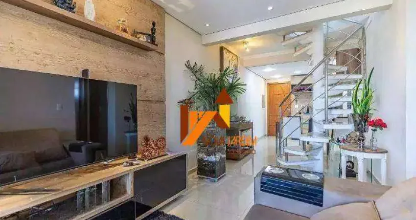 Cobertura com 3 dormitórios à venda, 164 m² por r$ 899.000,00 - oswaldo cruz - são caetano do sul/sp