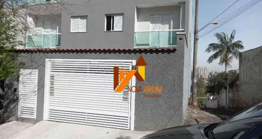Cobertura com 2 dormitórios à venda, 90 m² por r$ 460.000,00 - vila curuçá - santo andré/sp