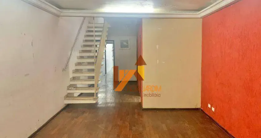 Sobrado com 3 dormitórios para alugar, 202 m² por r$ 3.808,00/mês - jardim - santo andré/sp