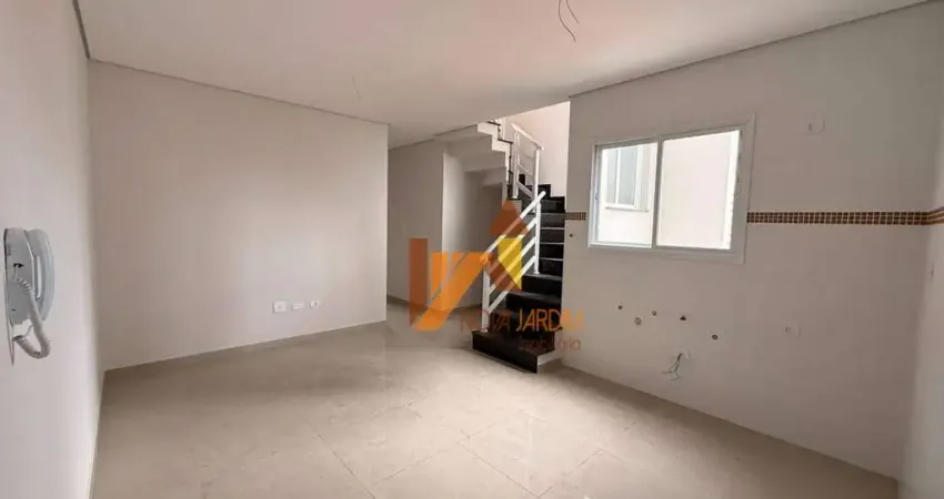 Cobertura com 2 dormitórios à venda, 120 m² por r$ 575.000,00 - parque das nações - santo andré/sp
