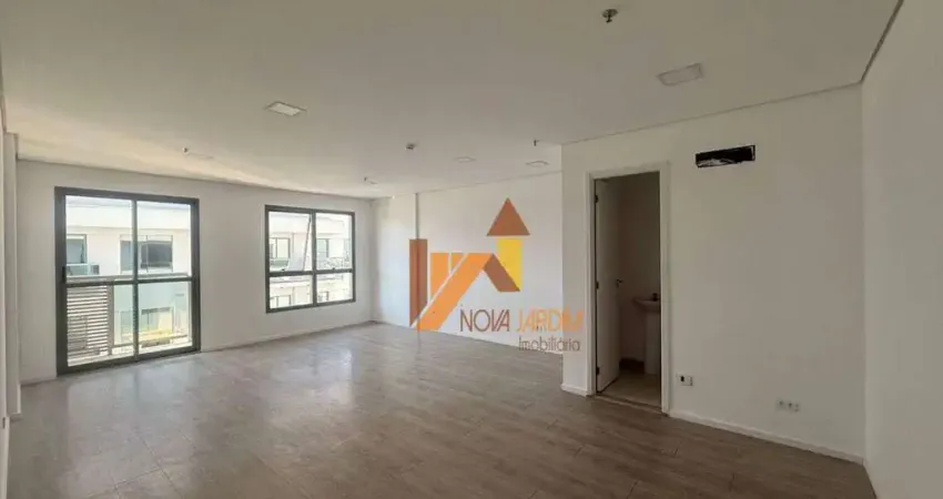Sala para alugar, 37 m² por r$ 3.330,00/mês - jardim - santo andré/sp