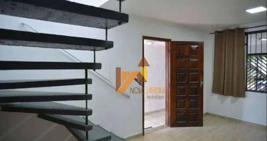 Sobrado com 3 dormitórios, 194 m² - venda por r$ 900.000,00 ou aluguel por r$ 4.100,00/mês - jardim jamaica - santo andré/sp