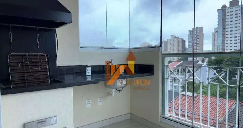 Apartamento com 2 dormitórios para alugar, 72 m² por r$ 4.300,00/mês - jardim - santo andré/sp