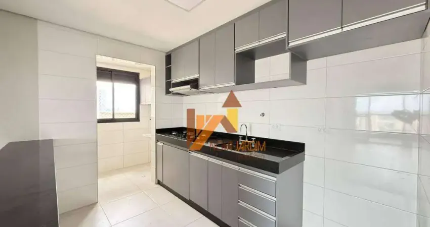 Apartamento com 3 dormitórios para alugar, 95 m² por r$ 4.874,00/mês - vila assunção - santo andré/sp