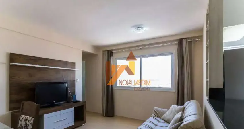 Apartamento com 2 dormitórios para alugar, 58 m² por r$ 2.942,00/mês - vila valparaíso - santo andré/sp