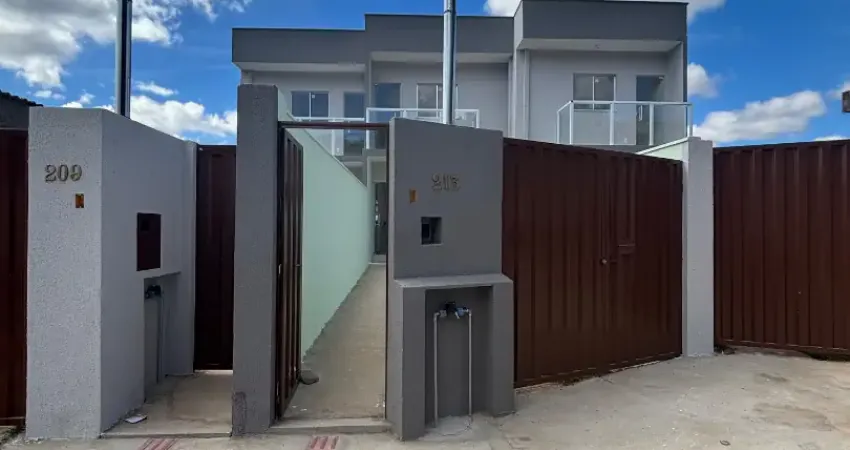 Casa moderna no bairro frimisa – 2 quartos, área privativa com churrasqueira e garagem para 2 carros – r$ 380.000