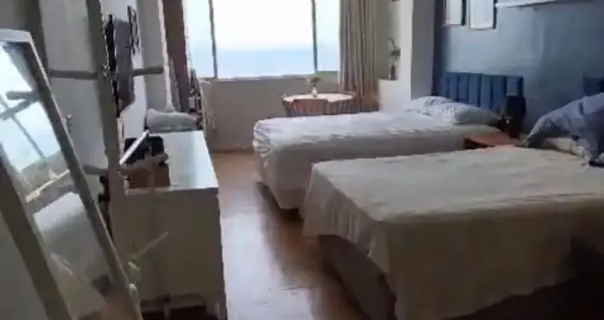 Studio pra venda na avenida atlântica, copacabana, frente mar com vista exclusiva e panorâmica da praia