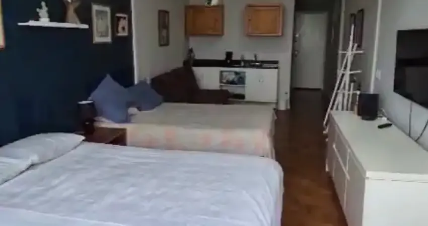 Studio pra venda na avenida atlântica, copacabana, frente mar com vista exclusiva e panorâmica da praia