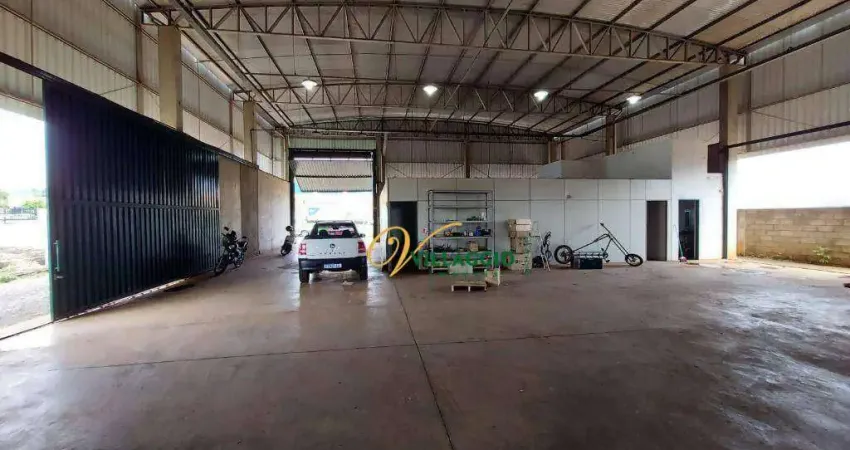 Barracão para alugar, 1200 m² por r$ 25.000,00/mês - distrito industrial doutor ulysses da silveira guimarães - são josé do rio preto/sp