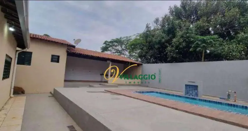 Chácara com 4 dormitórios para alugar, 1000 m² por r$ 3.200/mês - estância bosque verde (zona rural) - são josé do rio preto/sp