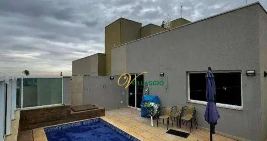 Cobertura com 3 dormitórios para alugar, 196 m² por r$ 6.600,00/mês - park prime - são josé do rio preto/sp