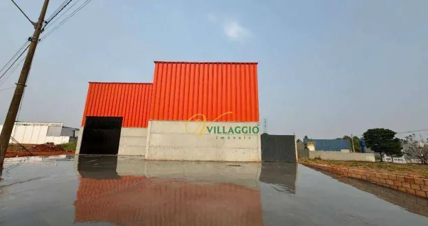 Barracão para alugar, 740 m² por r$ 20.000,00/mês - distrito industrial doutor carlos arnaldo e silva - são josé do rio preto/sp