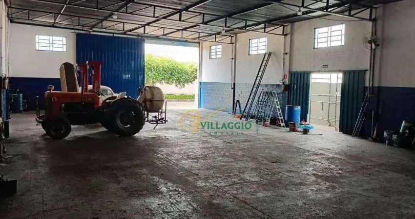 Barracão para alugar, 320 m² por r$ 4.859,00/mês - cedral - cedral/sp