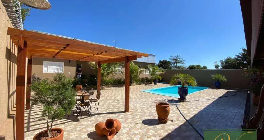 Chácara com 3 dormitórios à venda, 2000 m² por r$ 1.200.000,00 - estância são paulo - guapiaçu/sp