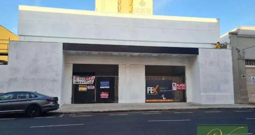 Salão, 290 m² - venda por r$ 3.200.000,00 ou aluguel por r$ 14.478,00/mês - centro - são josé do rio preto/sp