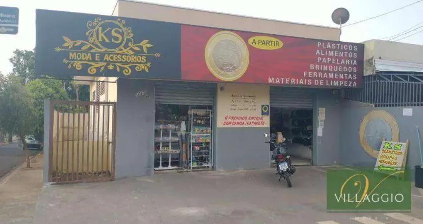 Salão, 70 m² - venda por r$ 250.000,00 ou aluguel por r$ 1.519,50/mês - jardim santo antônio - são josé do rio preto/sp