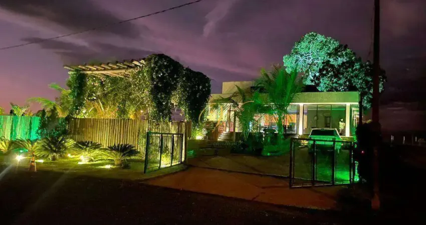 Rancho com 4 dormitórios à venda, 330 m² por r$ 1.980.000,00 - condomínio baia de santa monica - fronteira/mg