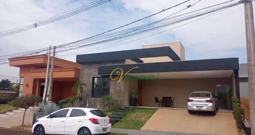 Casa com 3 dormitórios para alugar, 185 m² por r$ 6.381,67/mês - condomínio figueira ii - são josé do rio preto/sp