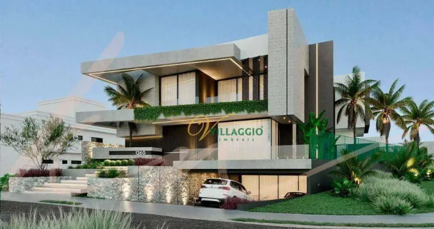 Casa com 4 dormitórios à venda, 276 m² por r$ 8.850.000,00 - residencial quinta do golfe - são josé do rio preto/sp