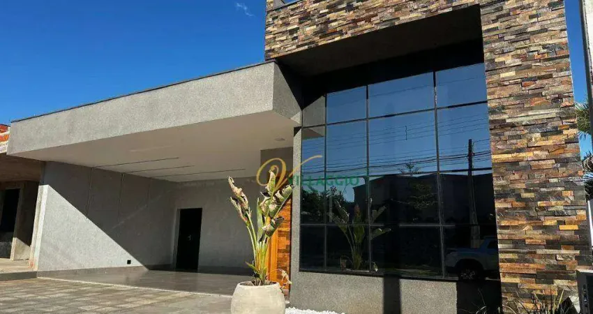 Casa com 3 dormitórios à venda, 212 m² por r$ 1.850.000,00 - condomínio vilage la montagne - são josé do rio preto/sp