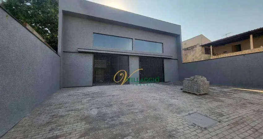 Salão para alugar, 136 m² por r$ 3.480,00/mês - jardim mugnaini - são josé do rio preto/sp