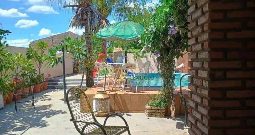 Rancho com 4 dormitórios à venda, 280 m² por r$ 515.000 - mendonca - mendonça/sp