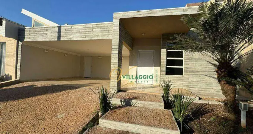 Casa com 3 dormitórios à venda, 220 m² por r$ 1.380.000,00 - condomínio vilage la montagne - são josé do rio preto/sp