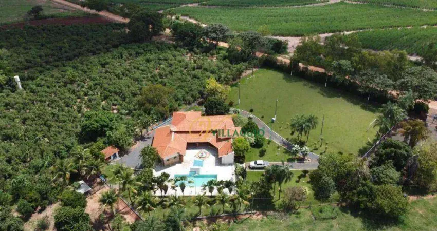 Chácara com 5 quartos à venda, 30000 m² por r$ 2.100.000 - zona rural - neves paulista/sp