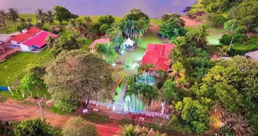 Rancho com 3 dormitórios à venda, 280 m² por r$ 580.000,00 - zona rural - santo antônio do aracanguá/sp