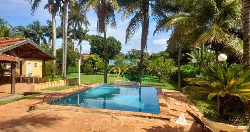 Chácara com 2 dormitórios à venda, 1700 m² por r$ 850.000,00 - condominio monte carlo  - guapiaçu/sp