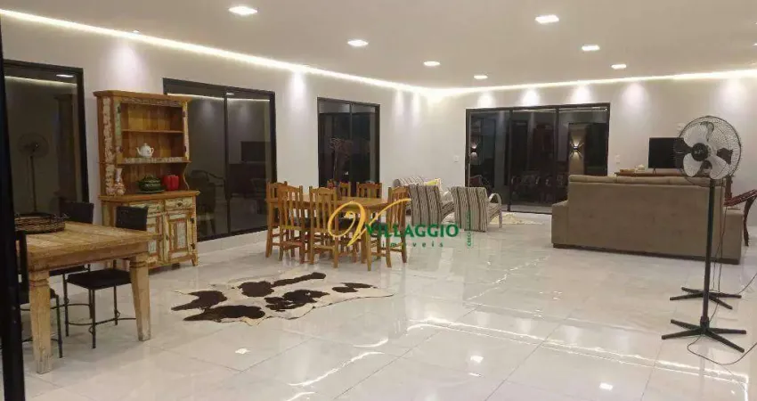 Rancho com 4 dormitórios à venda, 370 m² por r$ 1.365.000 - condomínio lago e sol - fronteira/mg