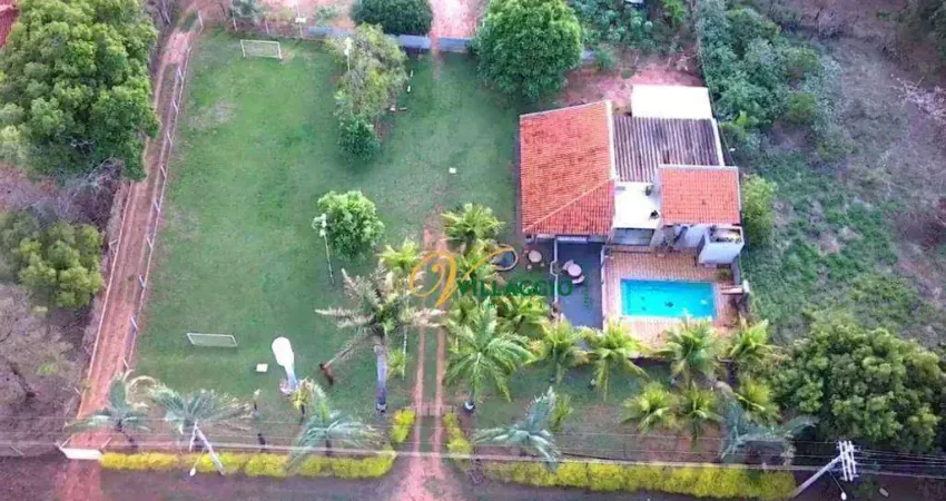 Chácara com 3 dormitórios à venda, 5080 m² por r$ 1.200.000 - recanto são lucas (zona rural) - são josé do rio preto/sp