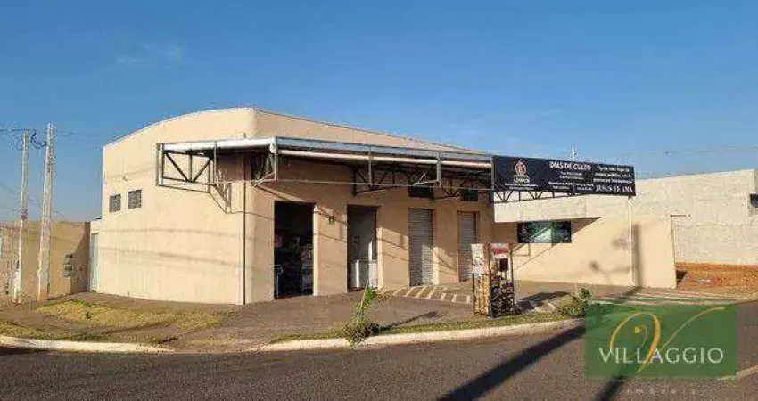 Salão à venda, 170 m² por r$ 360.000,00 - parque residencial fraternidade - são josé do rio preto/sp