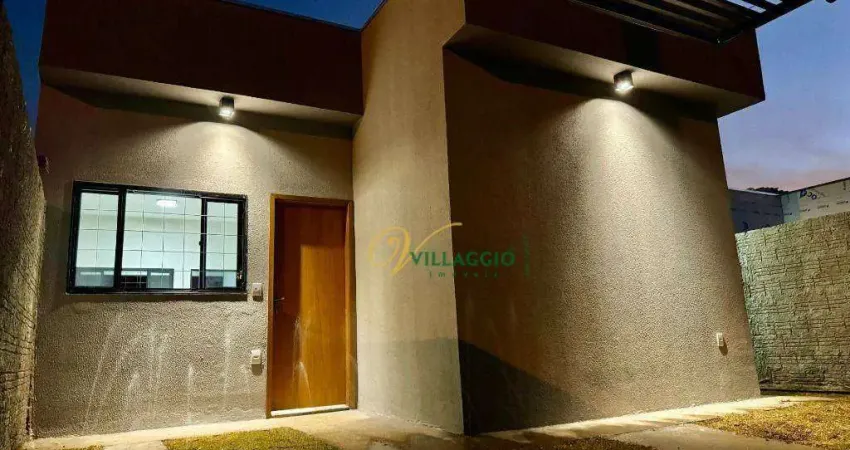 Casa com 2 dormitórios à venda, 51 m² por r$ 265.000,00 - residencial catelani - bady bassitt/sp