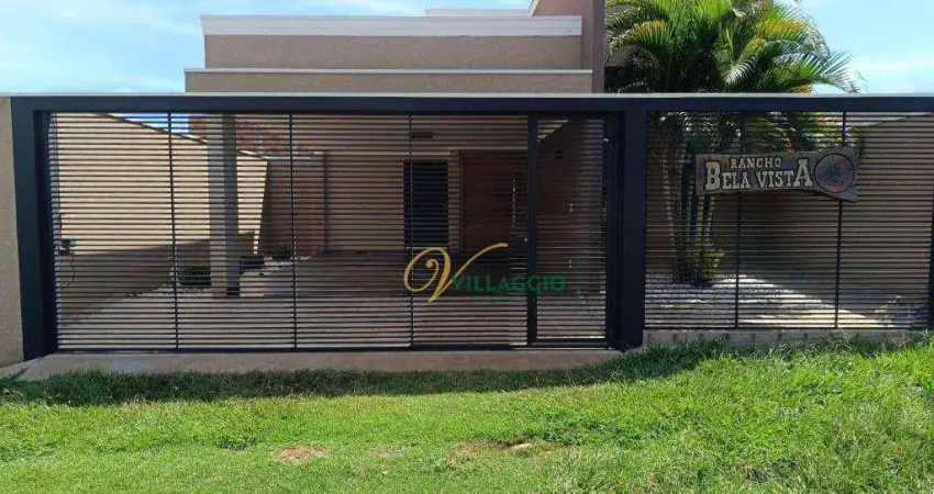 Rancho com 2 dormitórios à venda por r$ 550.000,00 - centro - mendonça/sp