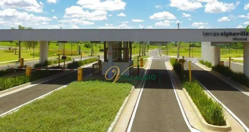 Terreno à venda, 300 m² por r$ 169.000,00 - alphaville - mirassol/sp