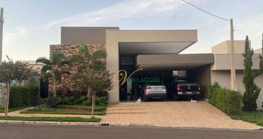 Casa com 3 dormitórios à venda, 265 m² por r$ 2.100.000 - golden park residence - mirassol/sp