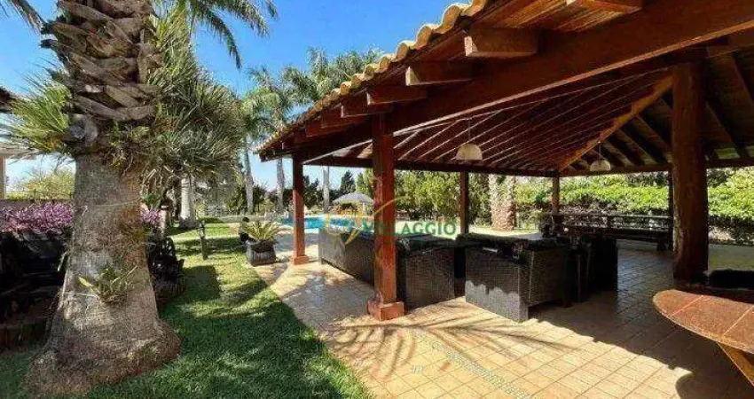 Chácara com 7 dormitórios à venda, 20000 m² por r$ 5.800.000 - estância - cedral/sp