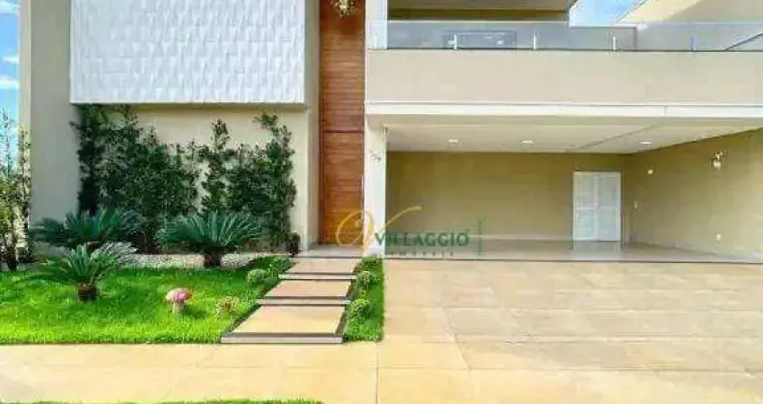 Casa com 4 dormitórios à venda, 400 m² por r$ 3.100.000,00 - golden park residence  - mirassol/sp