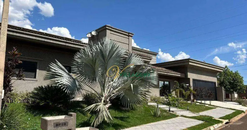 Casa com 3 dormitórios à venda, 315 m² por r$ 2.480.000,00 -  lot. res. golden park - mirassol/sp