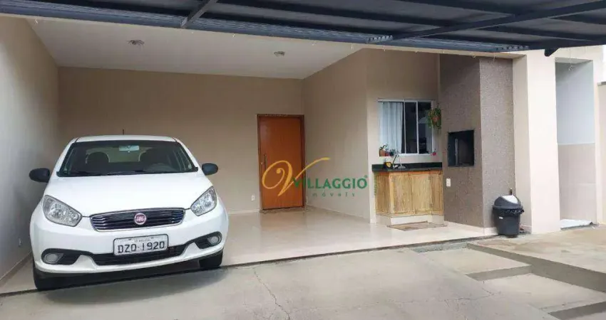 Casa com 3 dormitórios à venda, 115 m² por r$ 320.000 - lago sul 1 - bady bassitt/sp