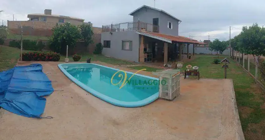 Rancho com 2 dormitórios à venda, 130 m² por r$ 395.000 - zona rural - icém/sp