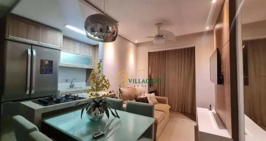 Apartamento com 2 dormitórios à venda, 49 m² por r$ 280.000,00 - residencial santa filomena - são josé do rio preto/sp