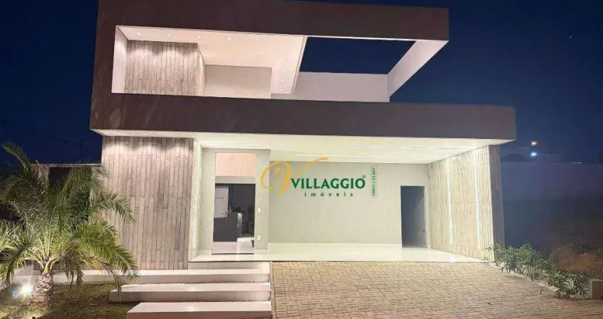 Casa com 3 dormitórios à venda, 147 m² por r$ 880.000,00 - condomínio bella vitta - bady bassitt/sp