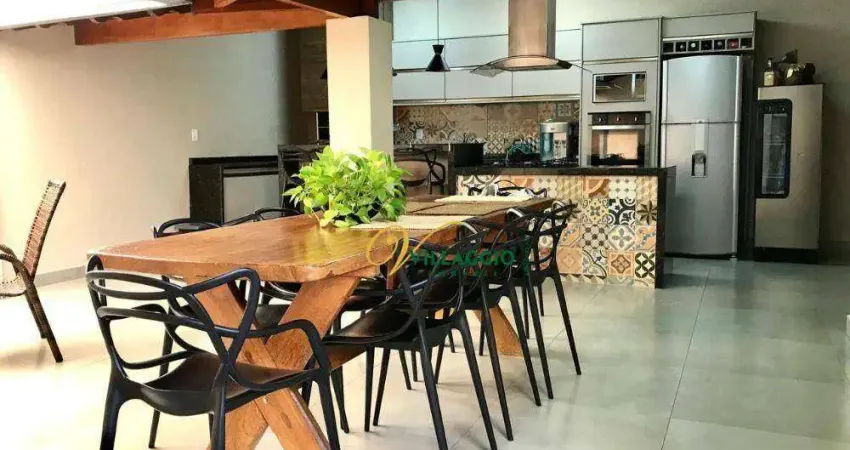 Casa com 3 dormitórios à venda, 154 m² por r$ 430.000,00 - parque das aroeiras ii - são josé do rio preto/sp