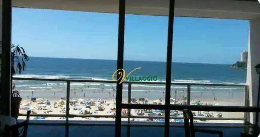 Apartamento com 5 dormitórios à venda, 290 m² por r$ 1.900.000 - centro - guarujá/sp