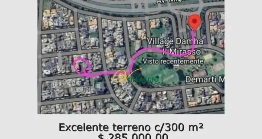 Terreno em condomínio fechado à venda na Avenida Miguel Damha, Village Damha Mirassol II, Mirassol