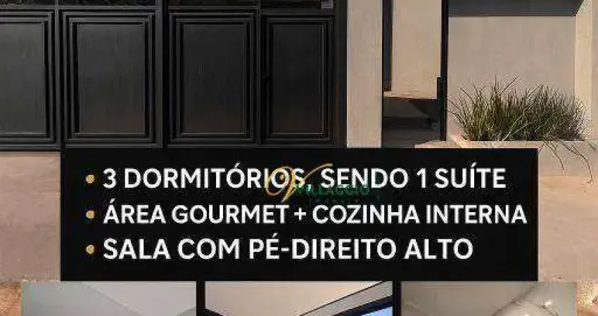 Casa com 3 dormitórios à venda, 120 m² por r$ 660.000 - eville mais parque rio preto - são josé do rio preto/sp